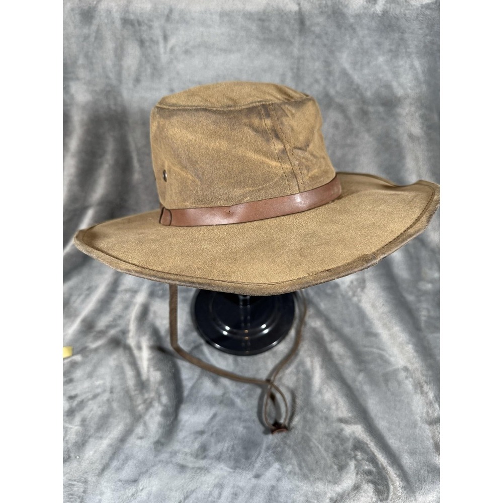 Vintage Sierra Club John Muir Hat Cowboy Fitted Mens XL Brown USA 90s Wide Brim
